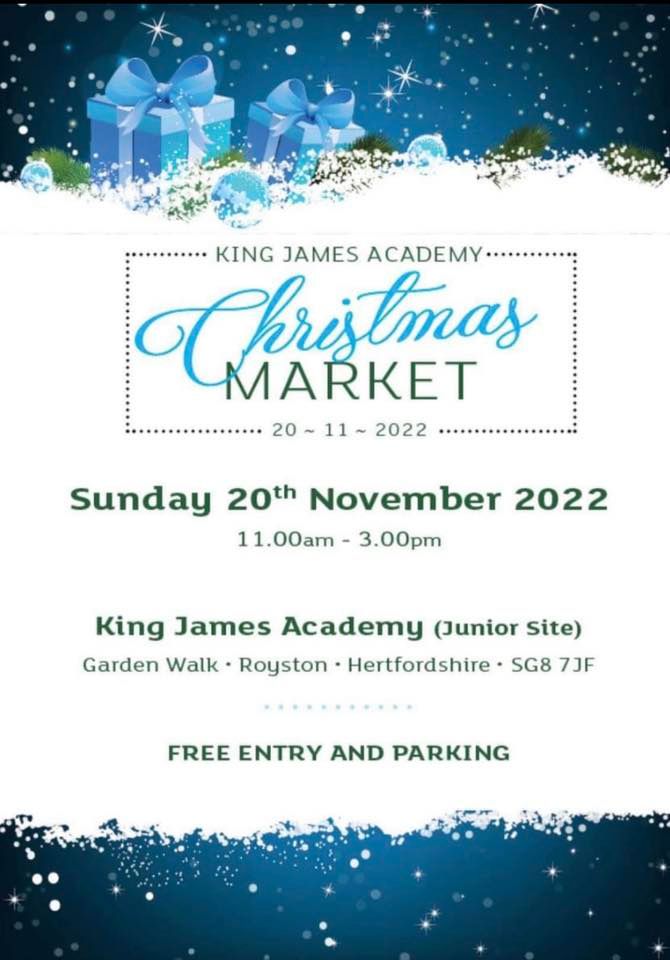 King James Academy Christmas Market, King James Way, Royston, SG8 7