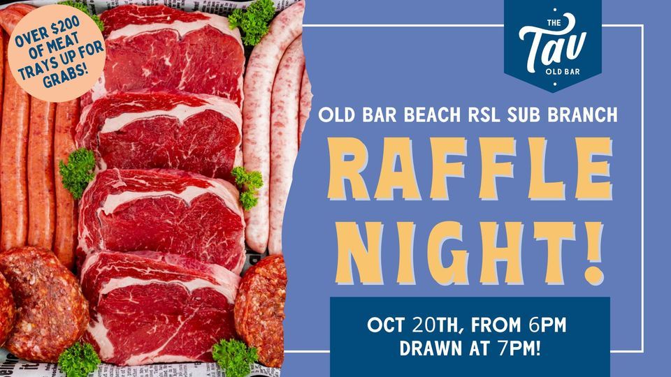 Tavern Raffles The Tav Raffle Night w/ Old Bar Beach RSL Sub Branch, The Tav Old Bar ...