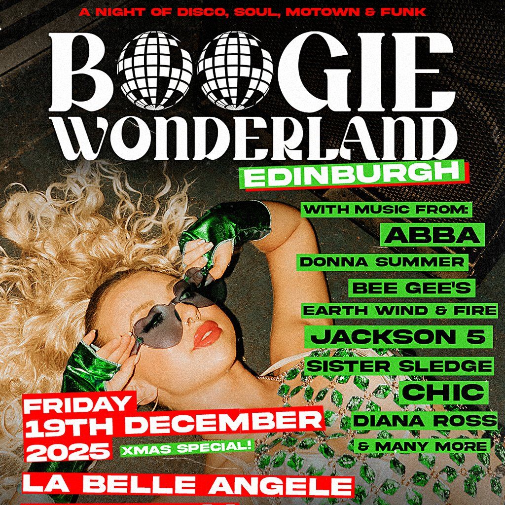 Boogie Wonderland: Edinburgh December 19th, 19 December | Event in Edinburgh | AllEvents