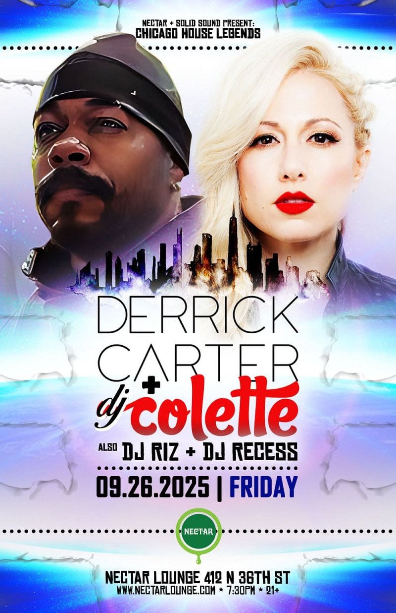 Derrick Carter & DJ Colette, 25 September | Event in Seattle | AllEvents