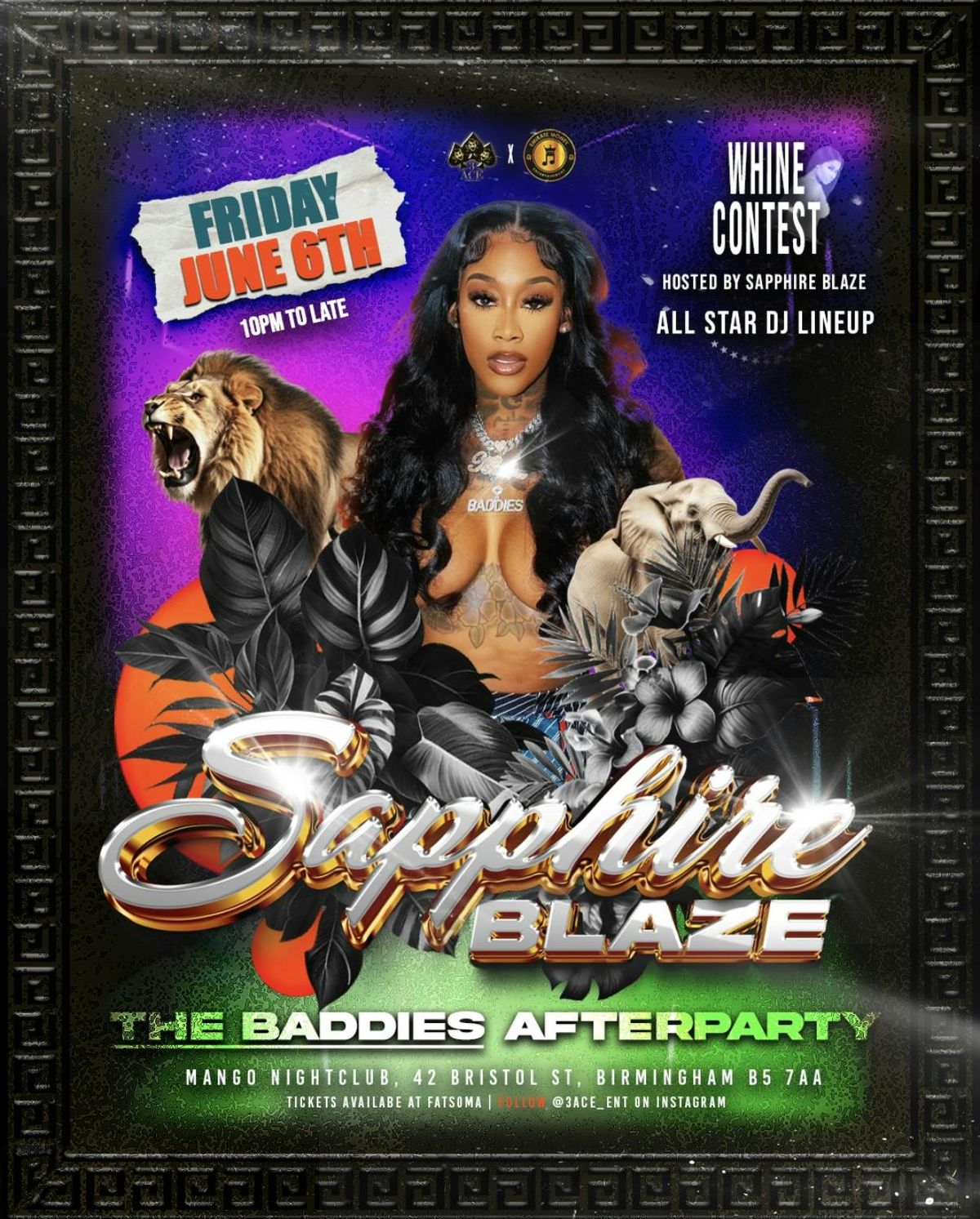 SAPPHIRE BLAZE - Baddies After Party  | Event in Birmingham | AllEvents