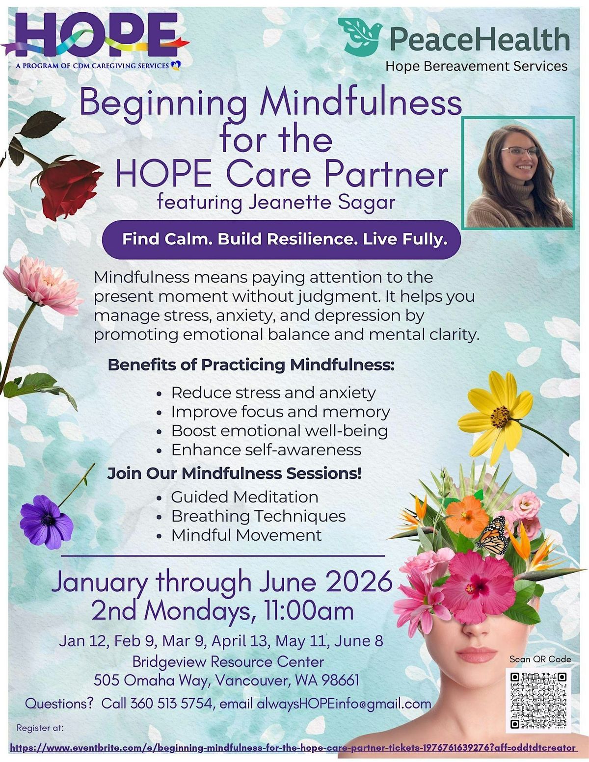Beginning Mindfulness for the HOPE Care Partner, 12 January | Event in Vancouver | AllEvents