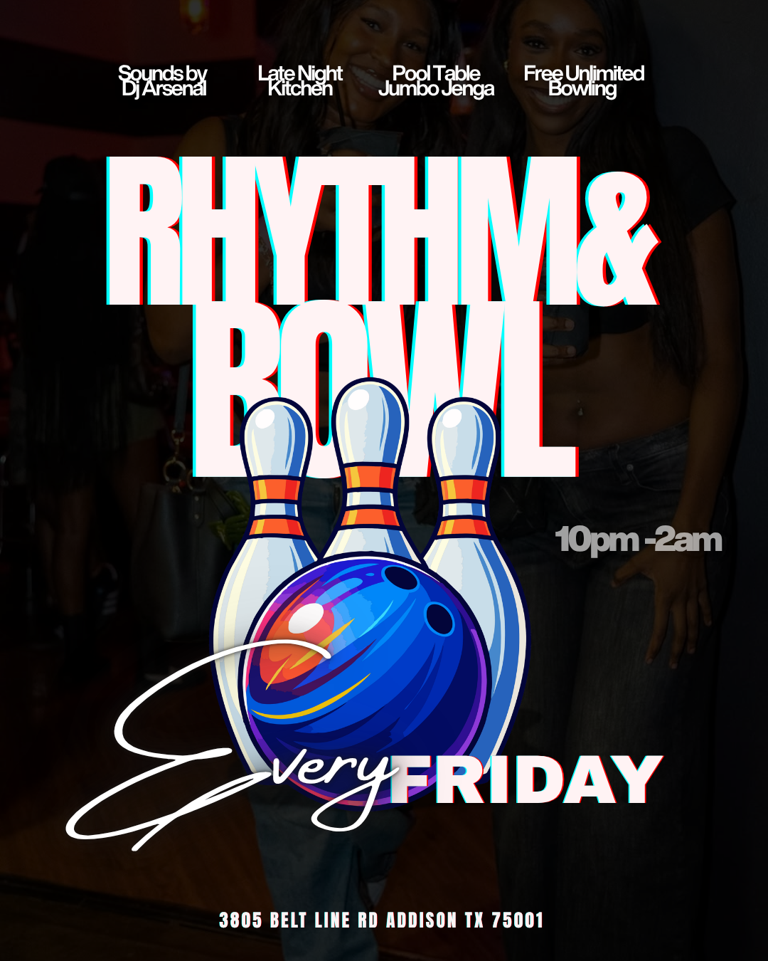 Rhythm & Bowl, Lucky Strike 🎳, Addison | AllEvents