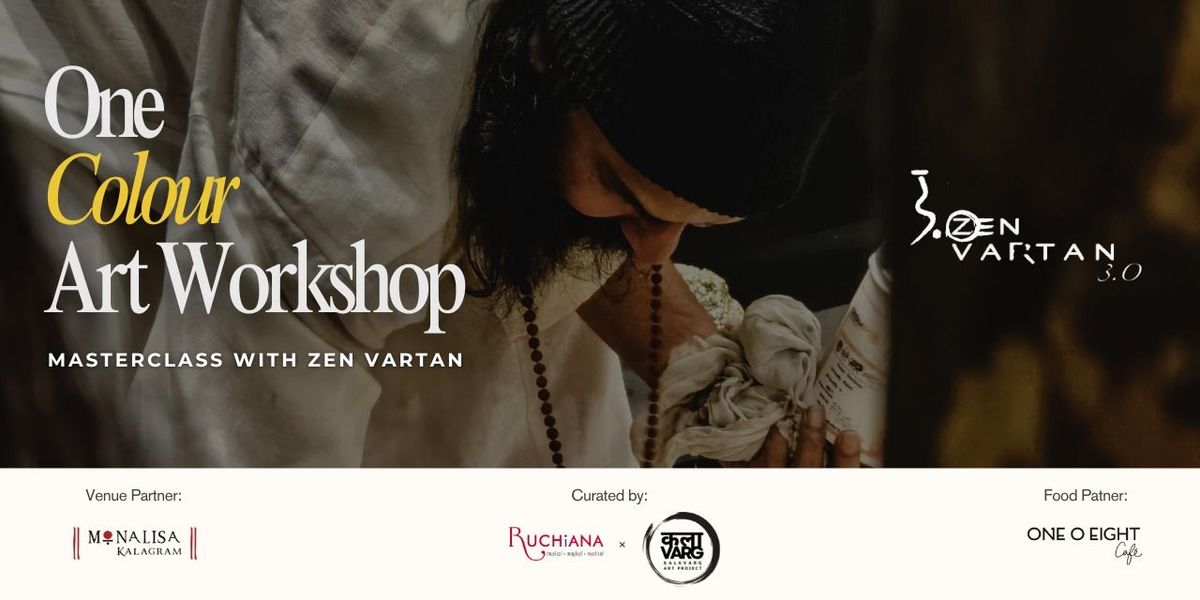 One Colour Art Workshop with Zen Vartan, 29 November | Event in Pune | AllEvents