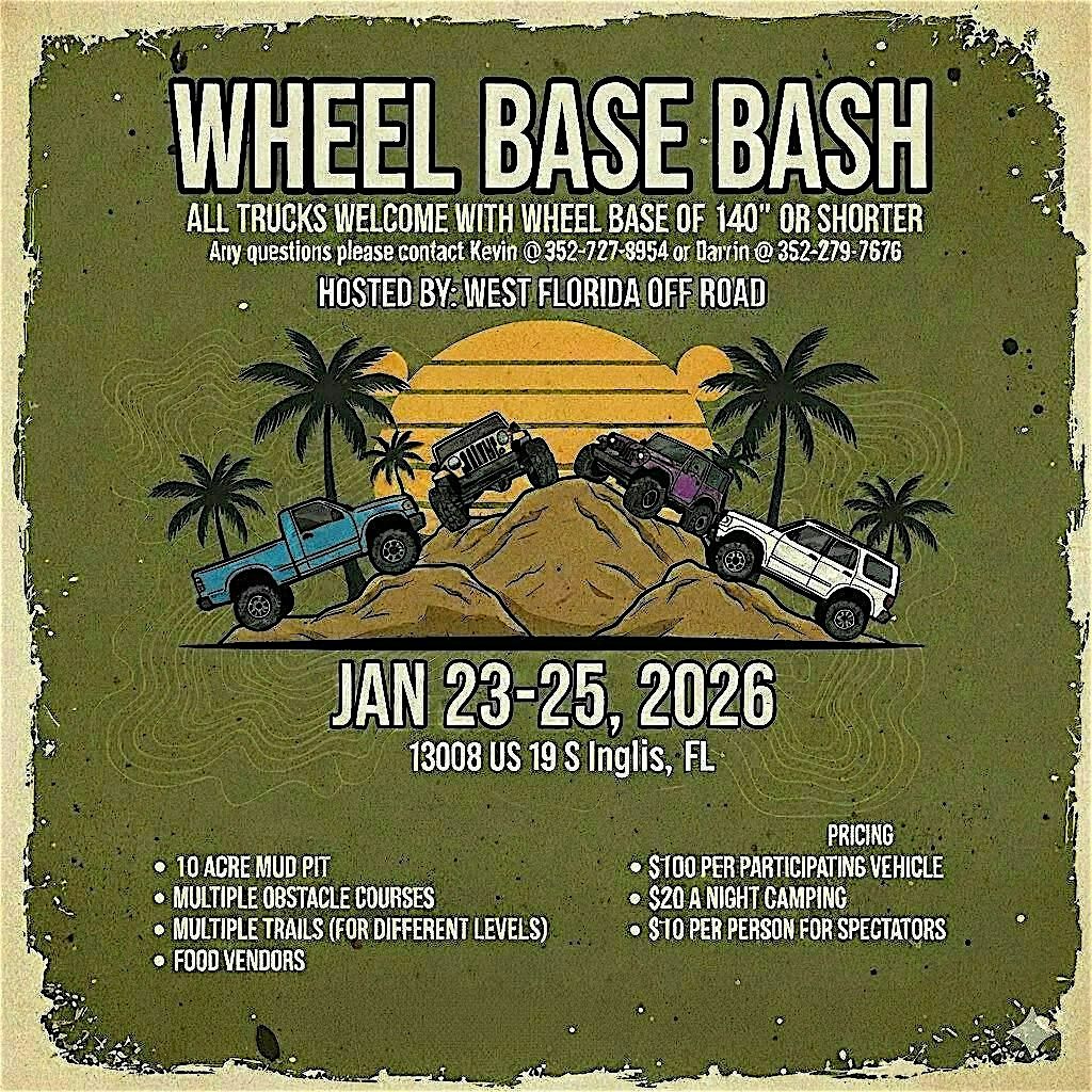 Wheel Base Bash, 23 January | Event in Inglis | AllEvents