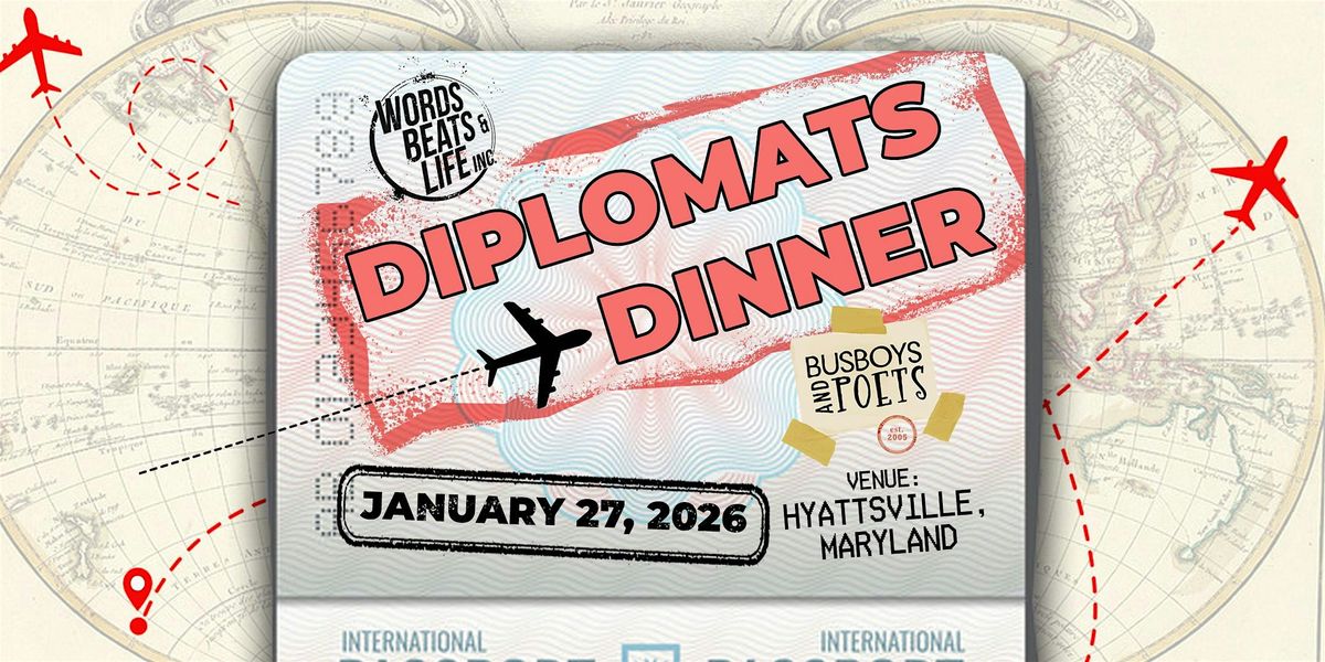 Diplomats Dinner 2025, 27 January | Event in Hyattsville | AllEvents