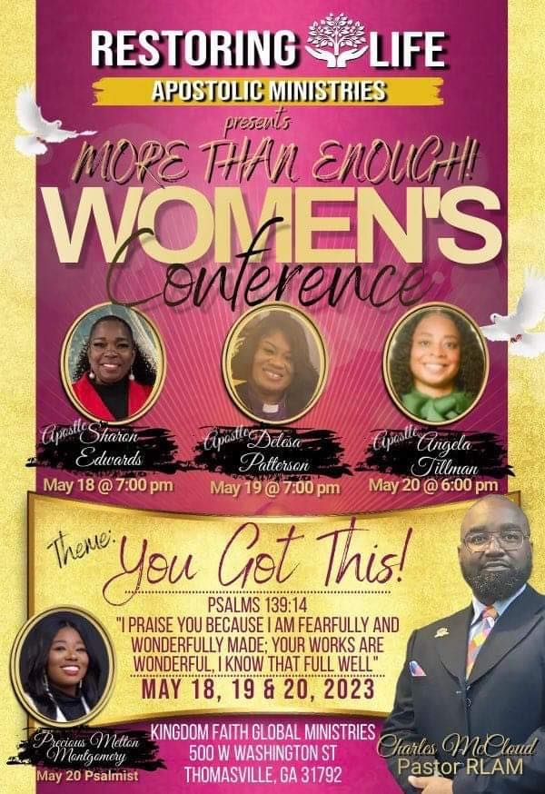 Womens Conference Theme You Got This Restoring Life Apostolic Womens conference theme you got this restoring life apostolic