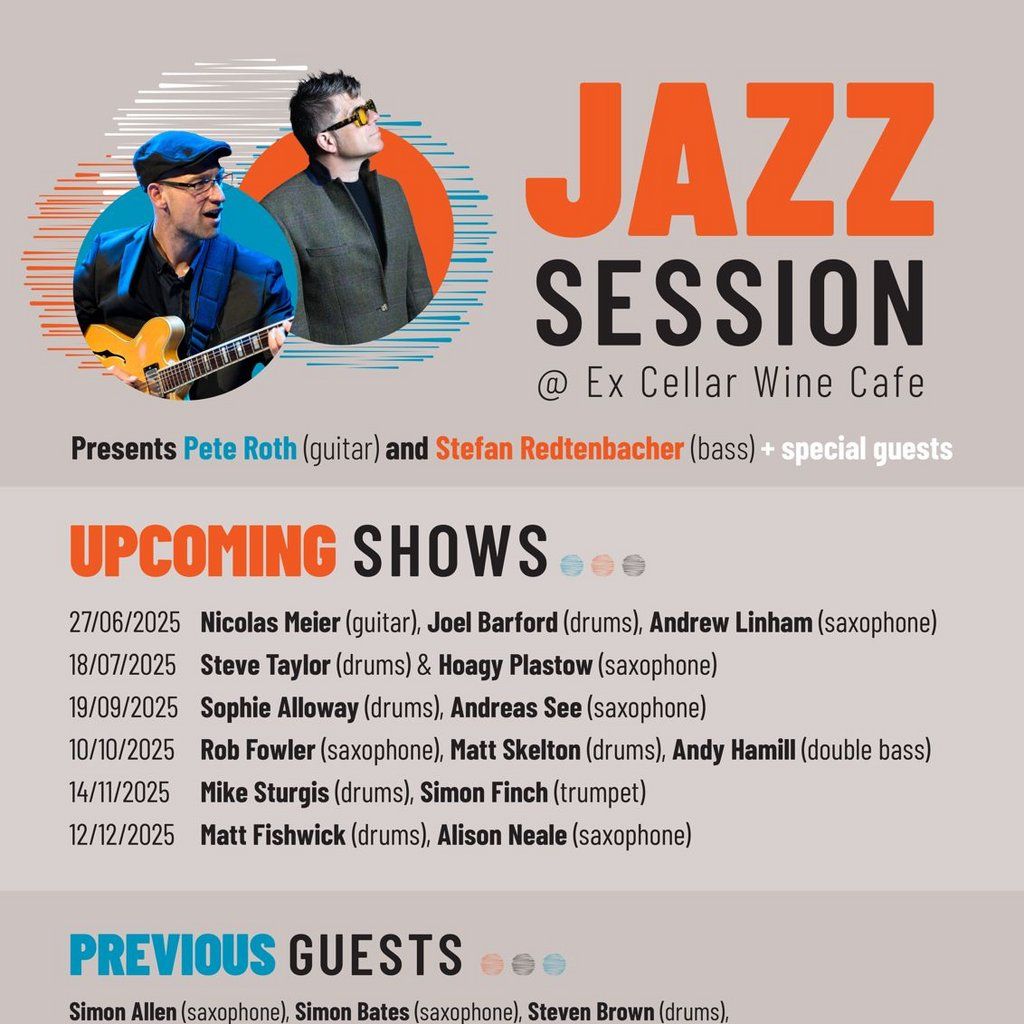 Jazz Sessions @ Excellar Wine Café Kingston, 10 October | Event in East Molesey | AllEvents