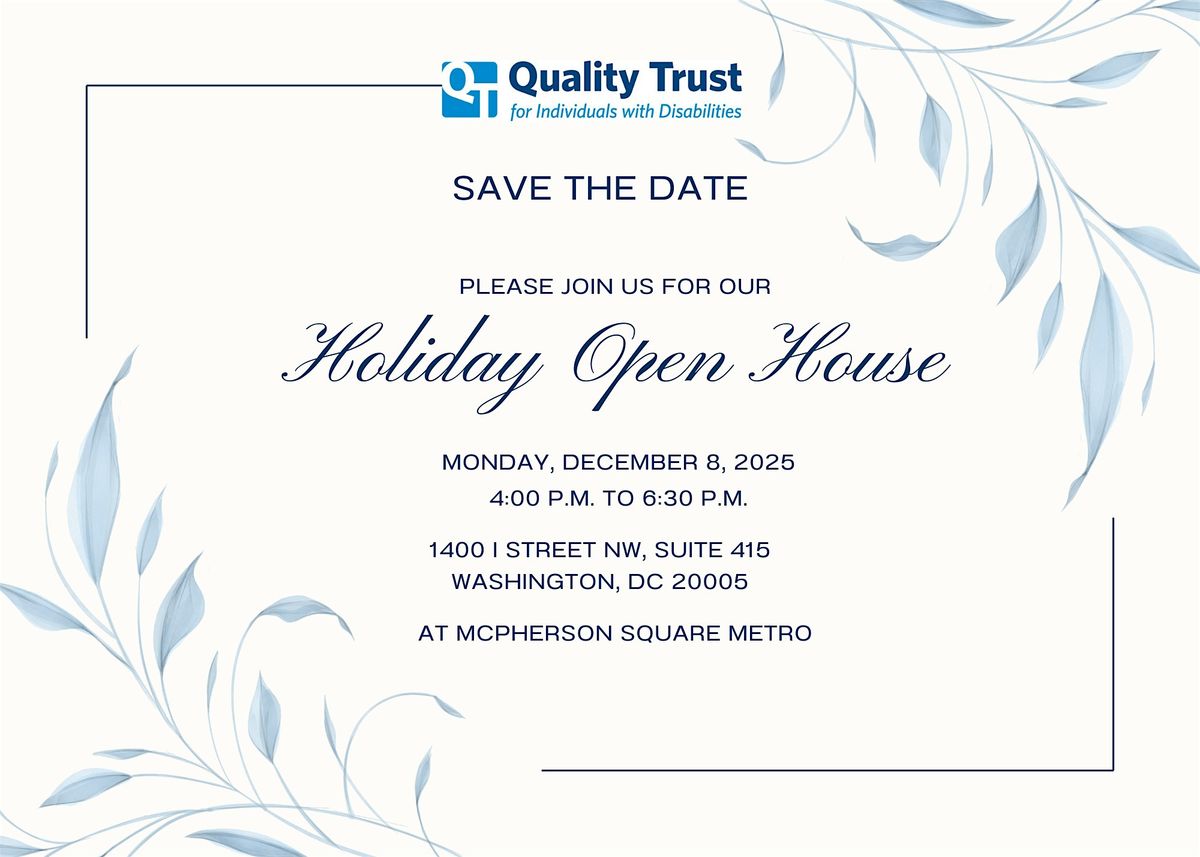 Quality Trust Holiday Open House | Event in Washington | AllEvents