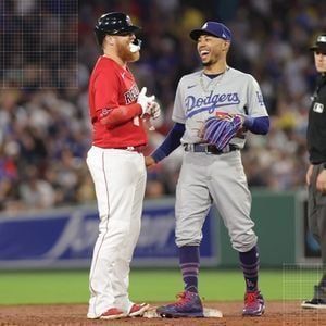 Parking Boston Red Sox at Los Angeles Dodgers