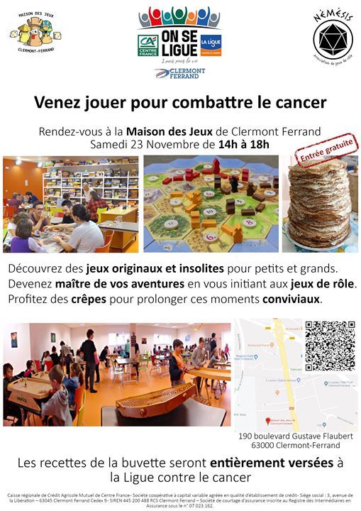 On Se Ligue At Maison Des Jeux De Clermont Ferrand Clermont Ferrand