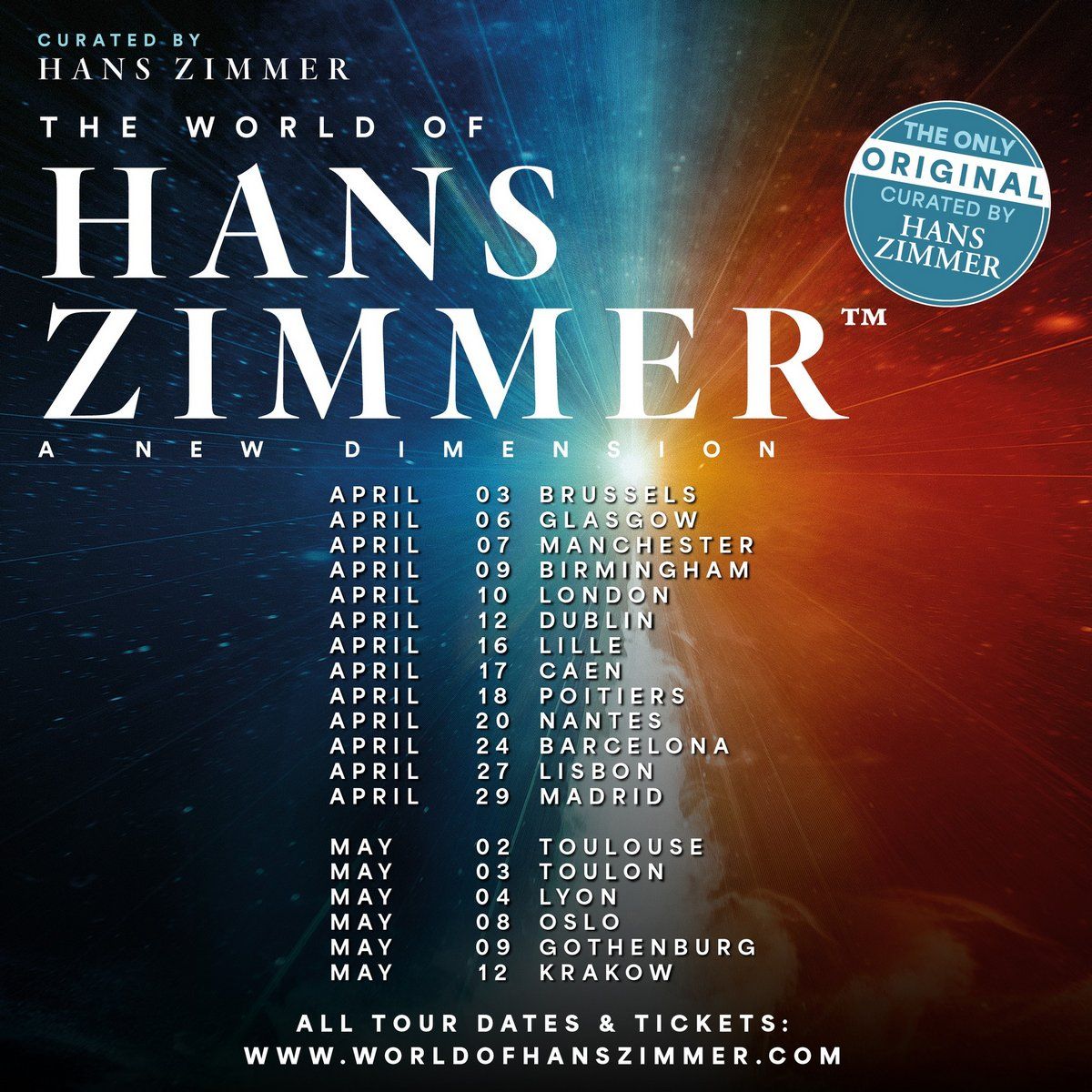 The World of Hans Zimmer Manchester Tickets, 7 October | Event in Manchester | AllEvents