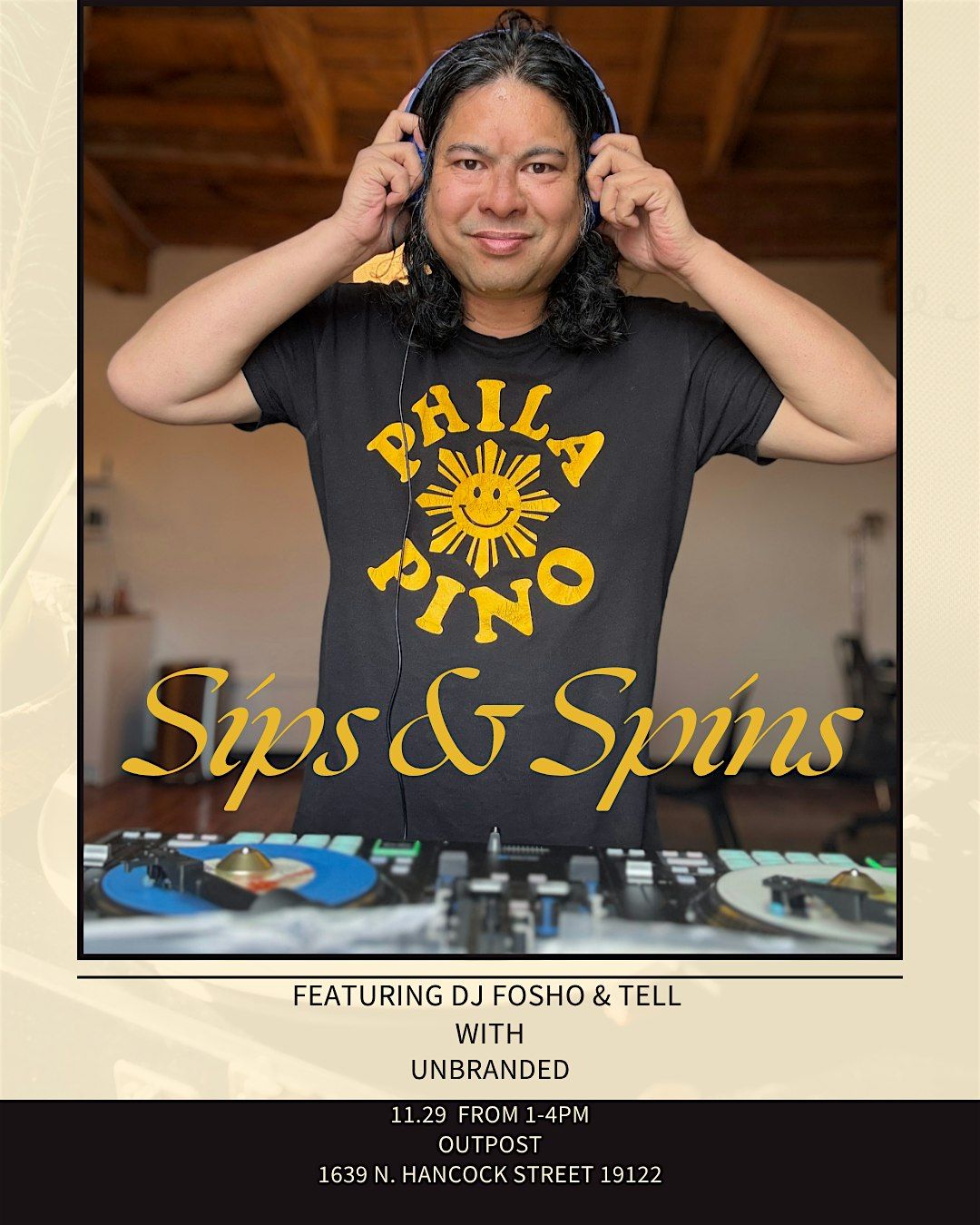 SIPS & SPINS, 29 November | Event in Philadelphia | AllEvents