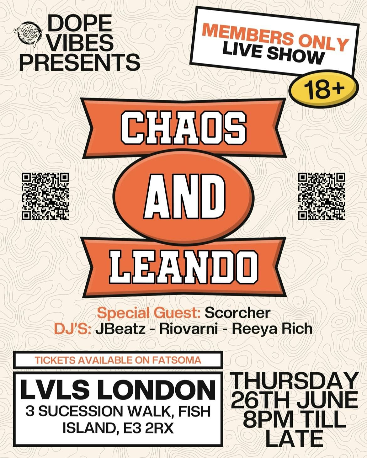 Dope Vibes Events X MEMBERS ONLY, 26 June | Event in Leytonstone | AllEvents