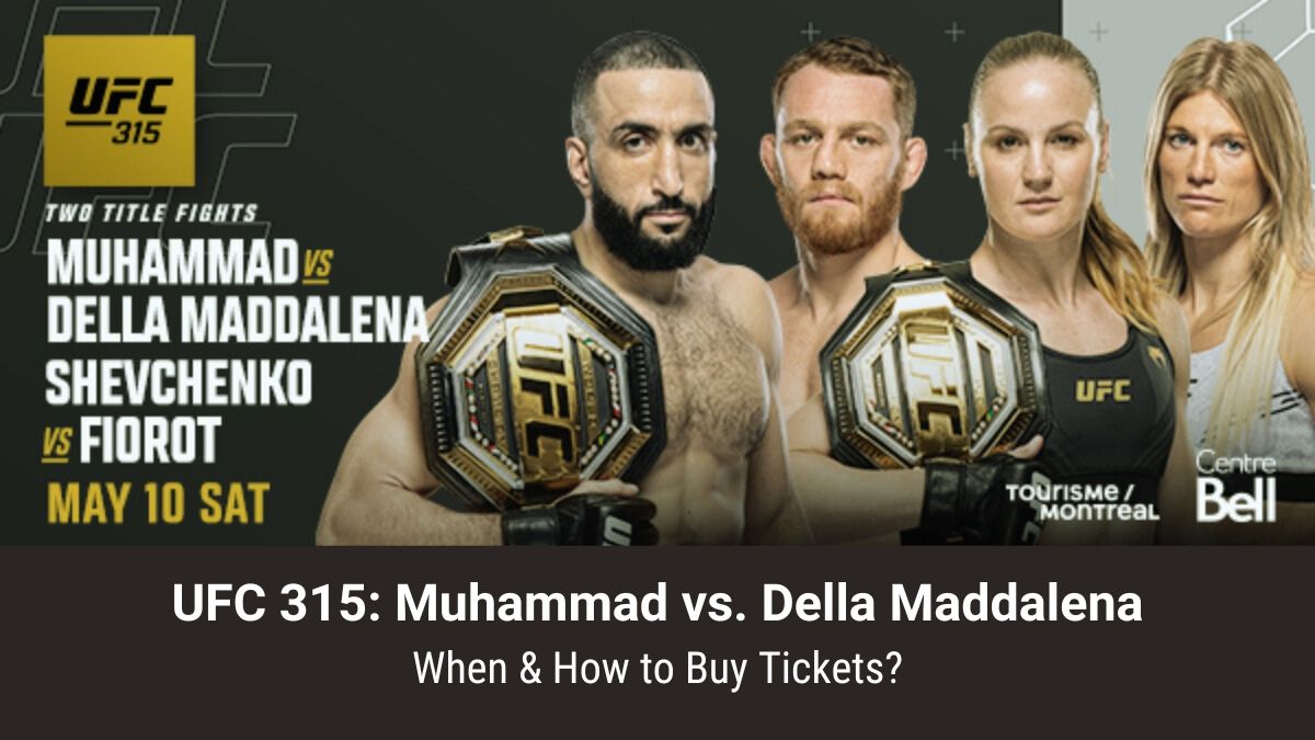 UFC 315: Muhammad vs. Della Maddalena | Event in Montreal | AllEvents