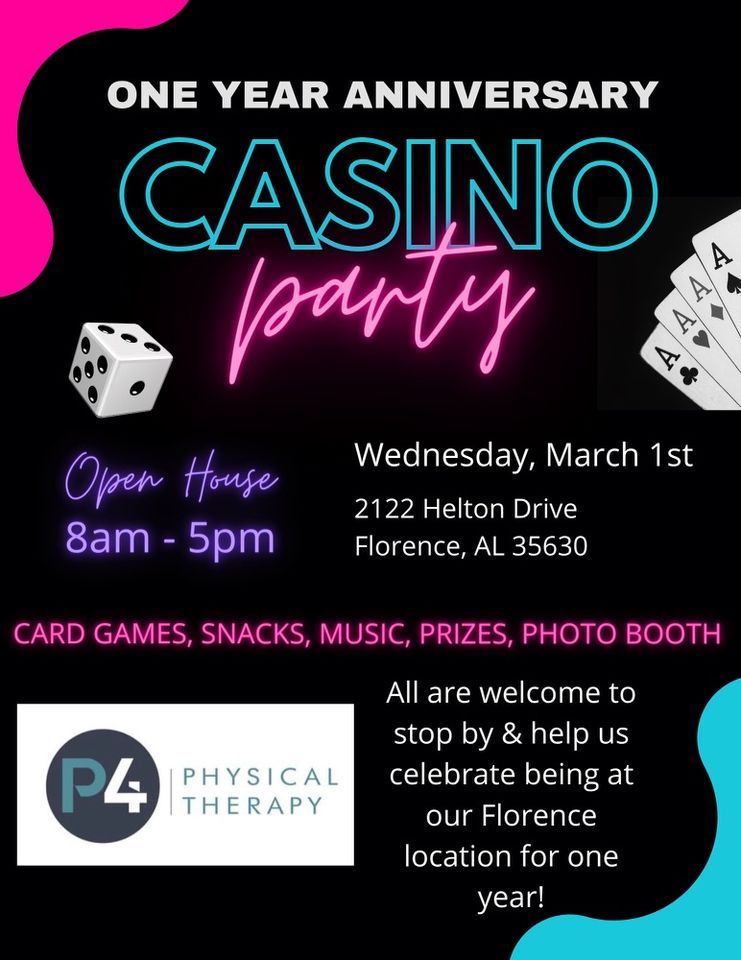 P4 Physical Therapy, Florence 1 year Anniversary Party, P4 Physical
