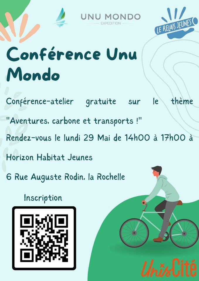 Conférence Unu Mondo, Association Horizon Habitat Jeunes, Les Sablesd