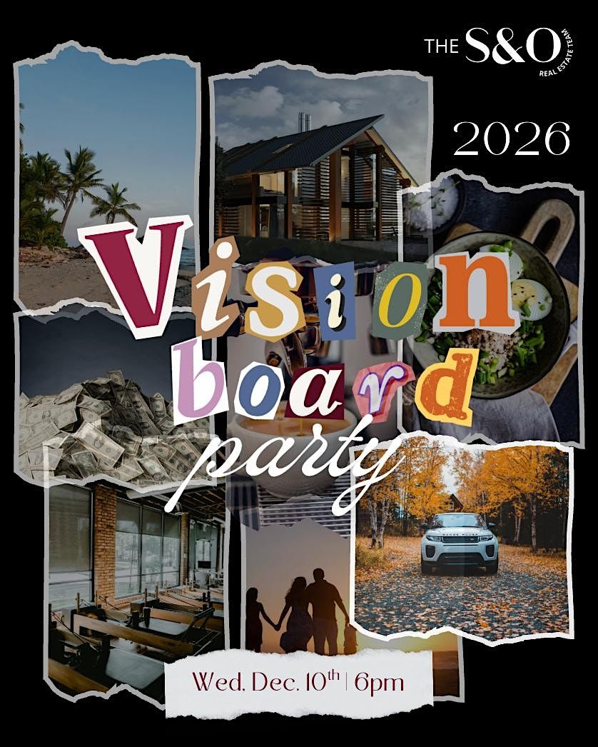 Annual Vision Board Party, 10 December | Event in Santee | AllEvents