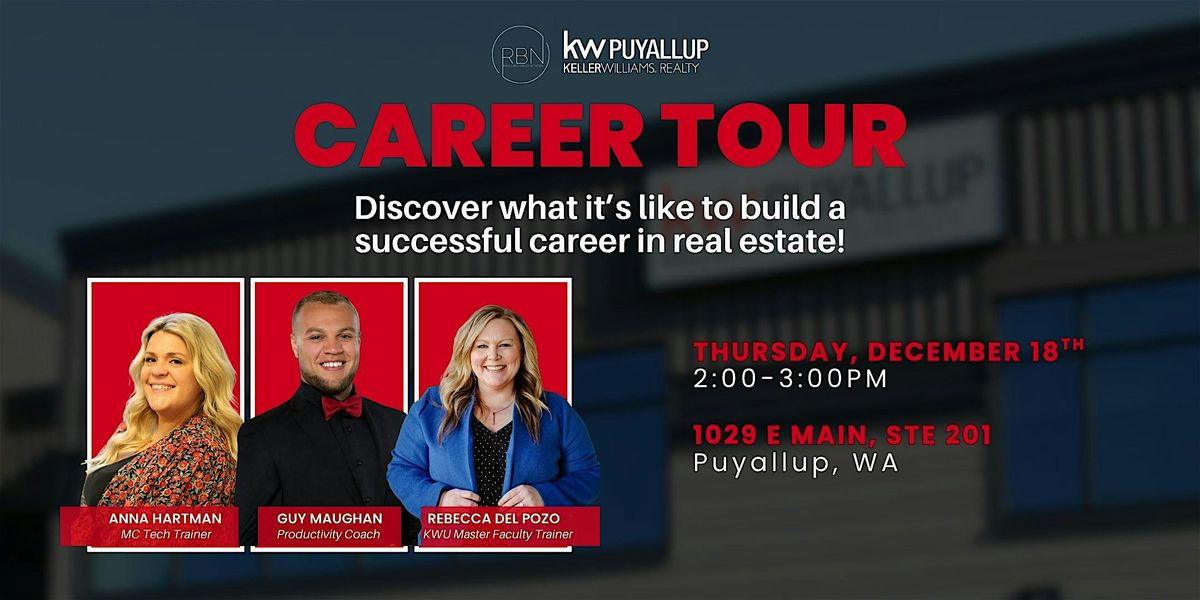 Career Tour: Discover the KW Difference, 18 December | Event in Puyallup | AllEvents