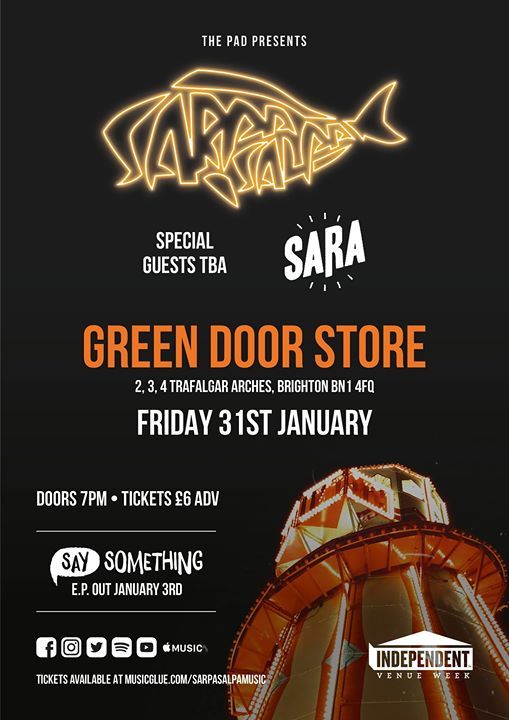 Sarpa Salpa Sara Guests Green Door Store Brighton 31 01 20