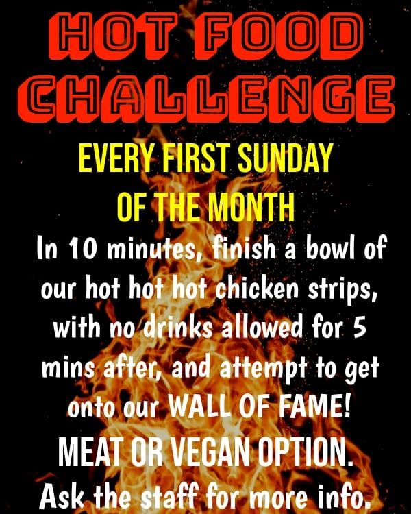 Hot Food Challenge, Dew Drop Inn, Eastbourne, March 3 2024 AllEvents.in