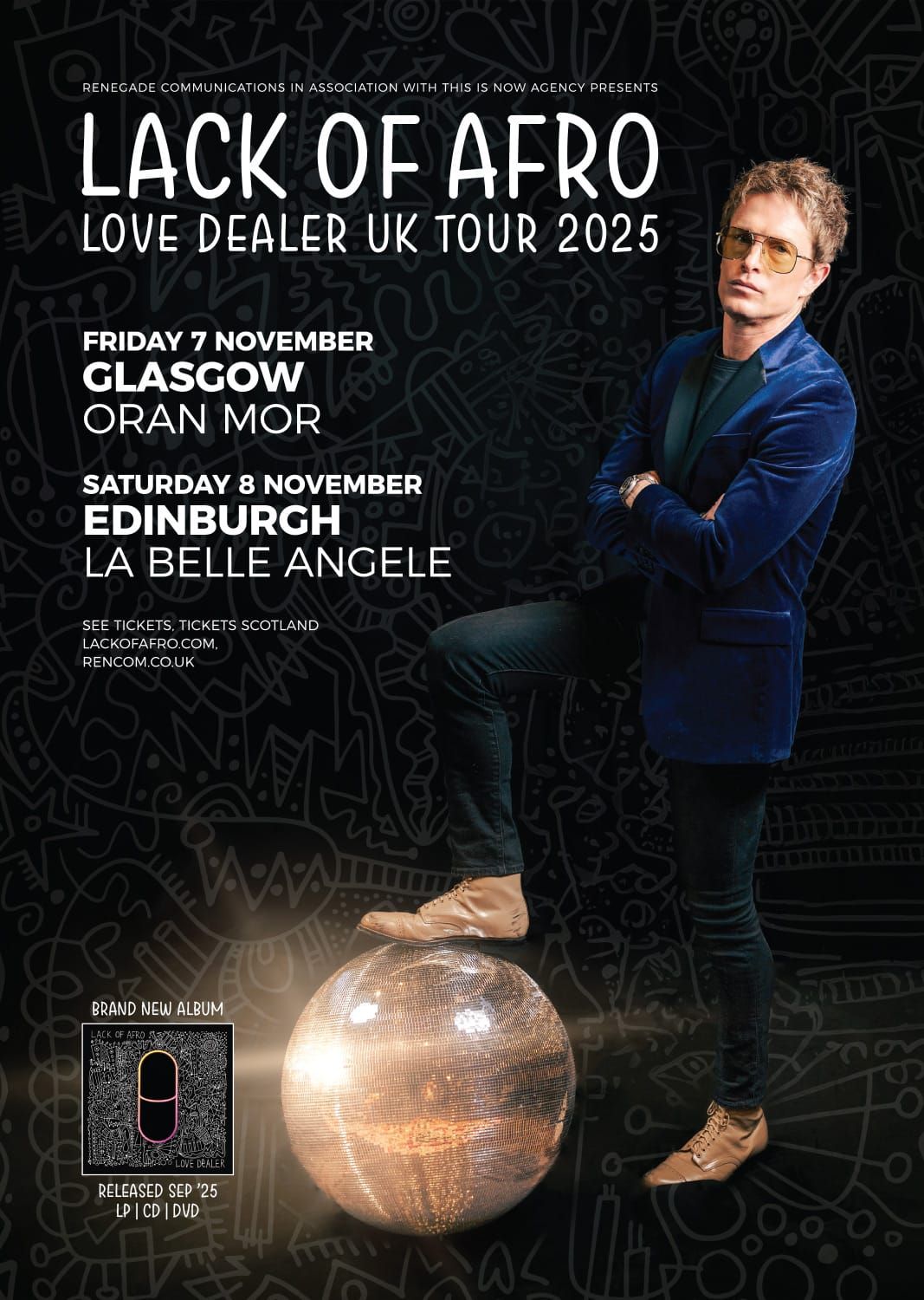 Lack of Afro Glasgow Tickets, 7 November | Event in Glasgow | AllEvents