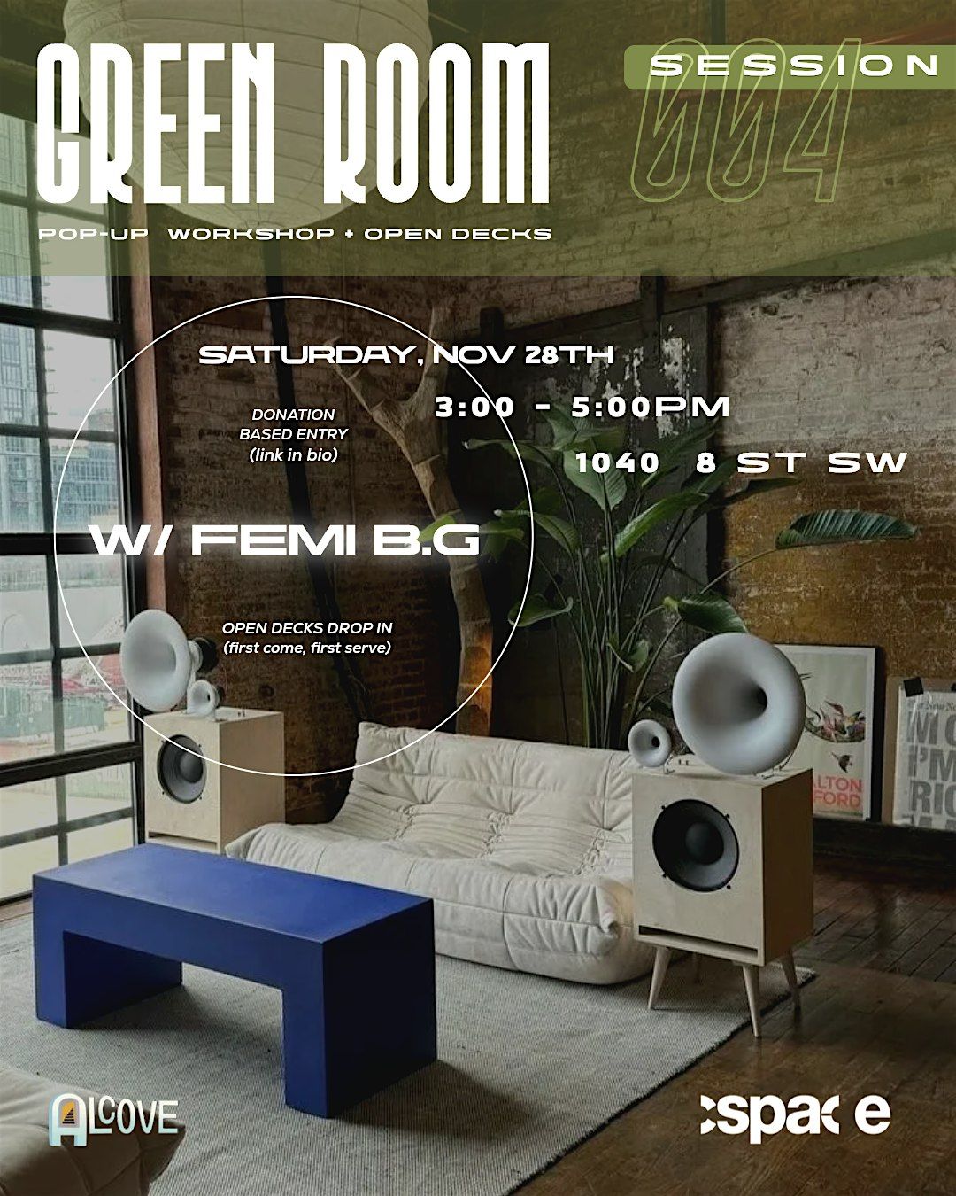 The Green Room - DJ Workshop/Open Decks, 29 November | Event in Calgary | AllEvents