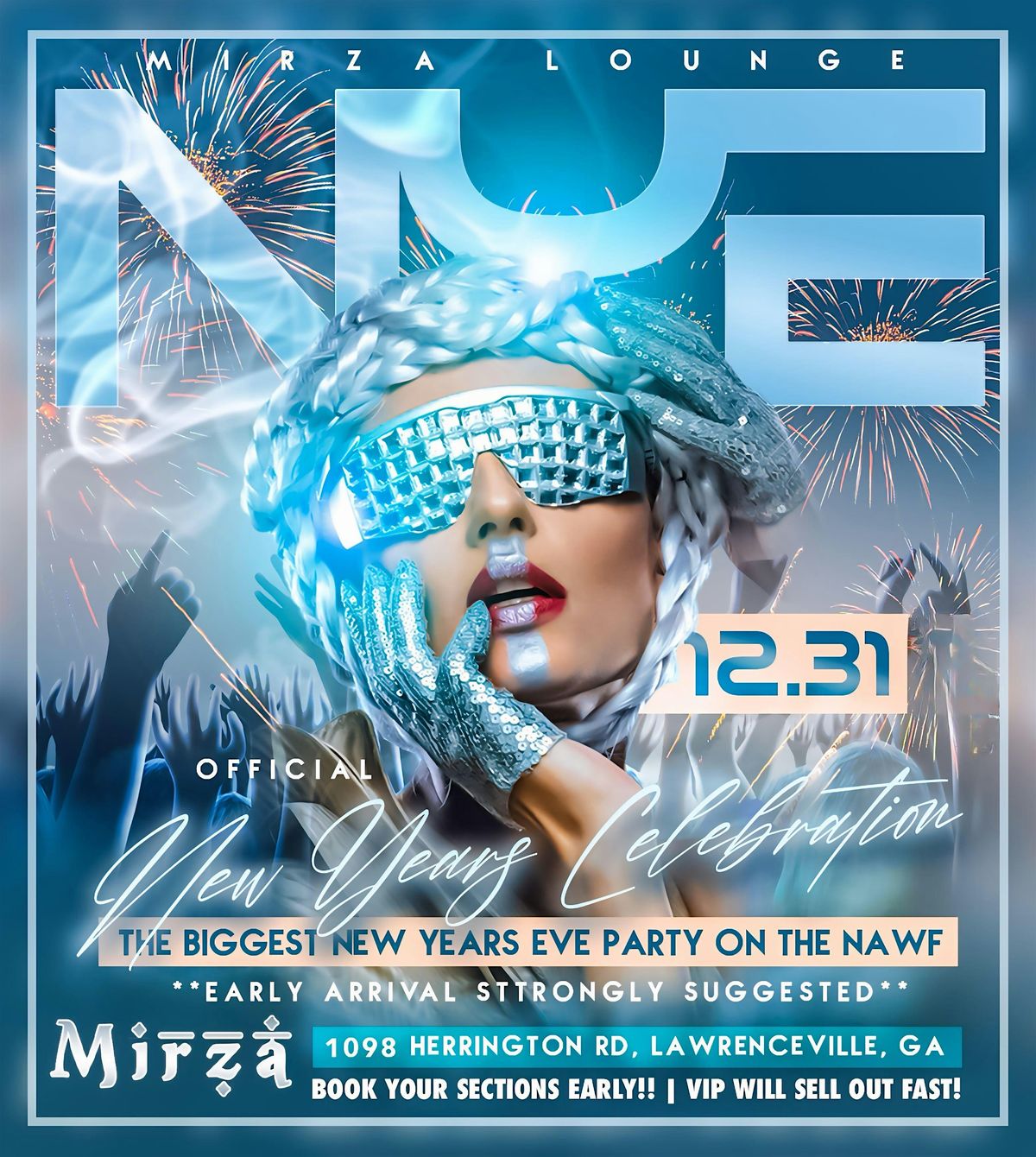 NYE BASH AT MIRZA LOUNGE, 31 December | Event in Lawrenceville | AllEvents