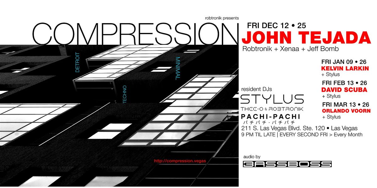 COMPRESSION: John Tejada | Fri Dec 12, 2025, 12 December | Event in Las Vegas | AllEvents