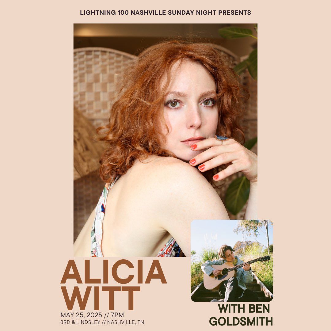 Alicia Witt with Ben Goldsmith at 3rd and Lindsley, 25 May | Event in Nashville | AllEvents