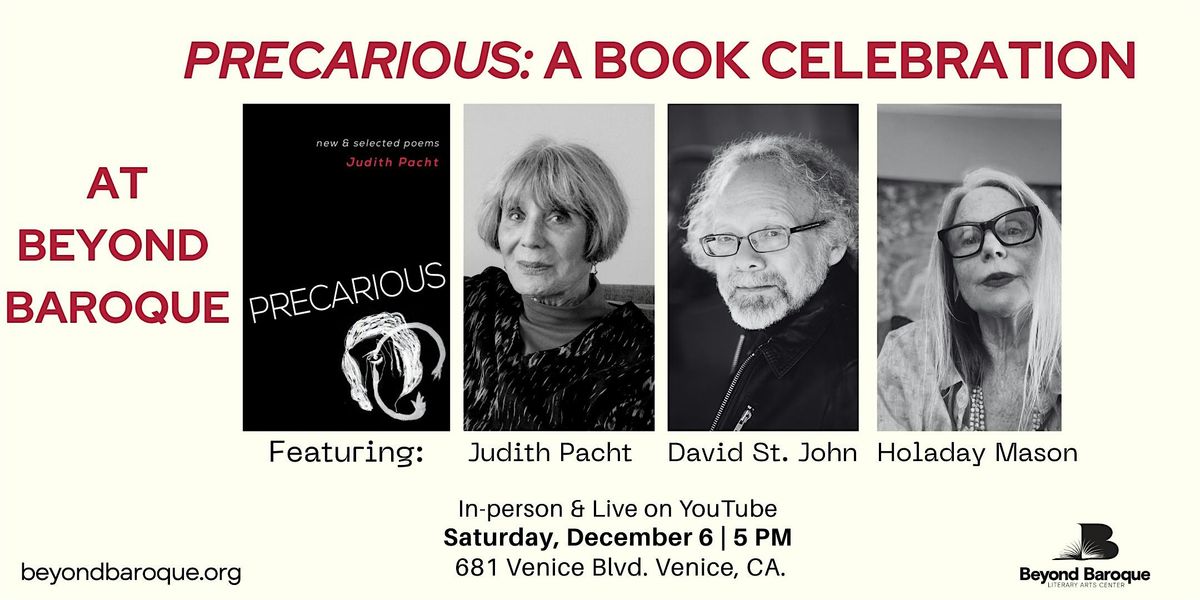 Judith Pacht, David St. John, & Holaday Mason, 6 December | Event in Los Angeles | AllEvents