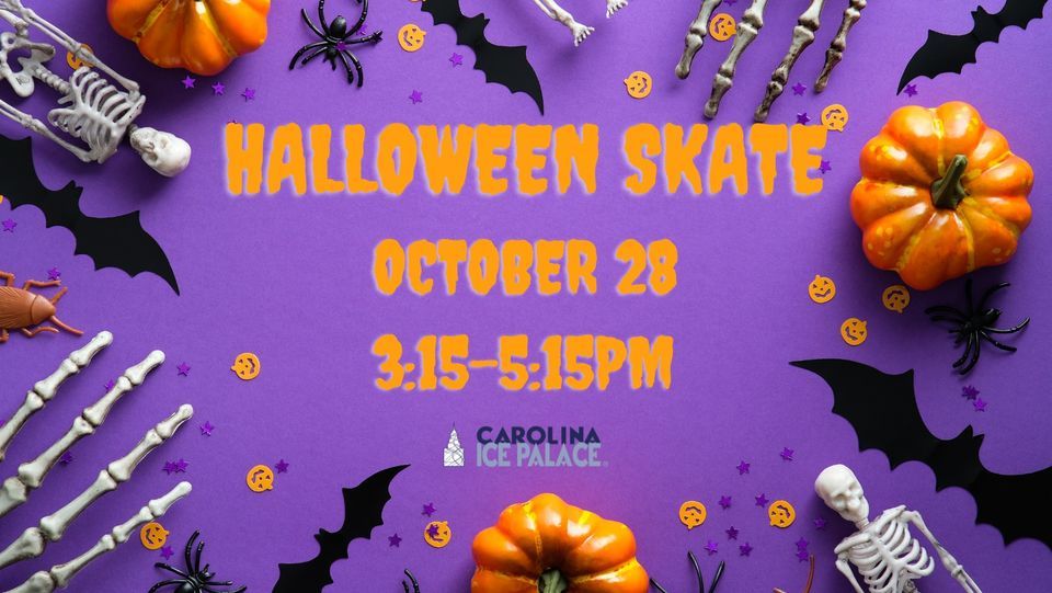 Halloween Public Skate Party and Trunk or Treat Event, Carolina Ice Palace, October 28 2023