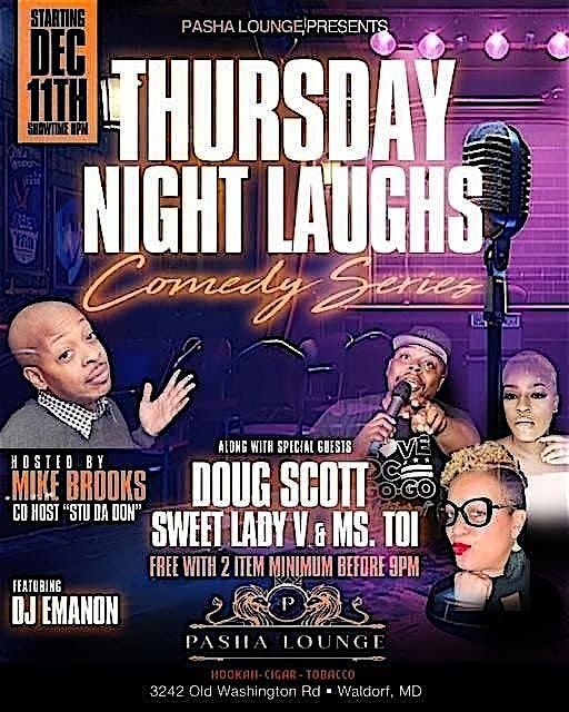Thursday Night Laughs Comedy Series, 11 December | Event in Waldorf | AllEvents