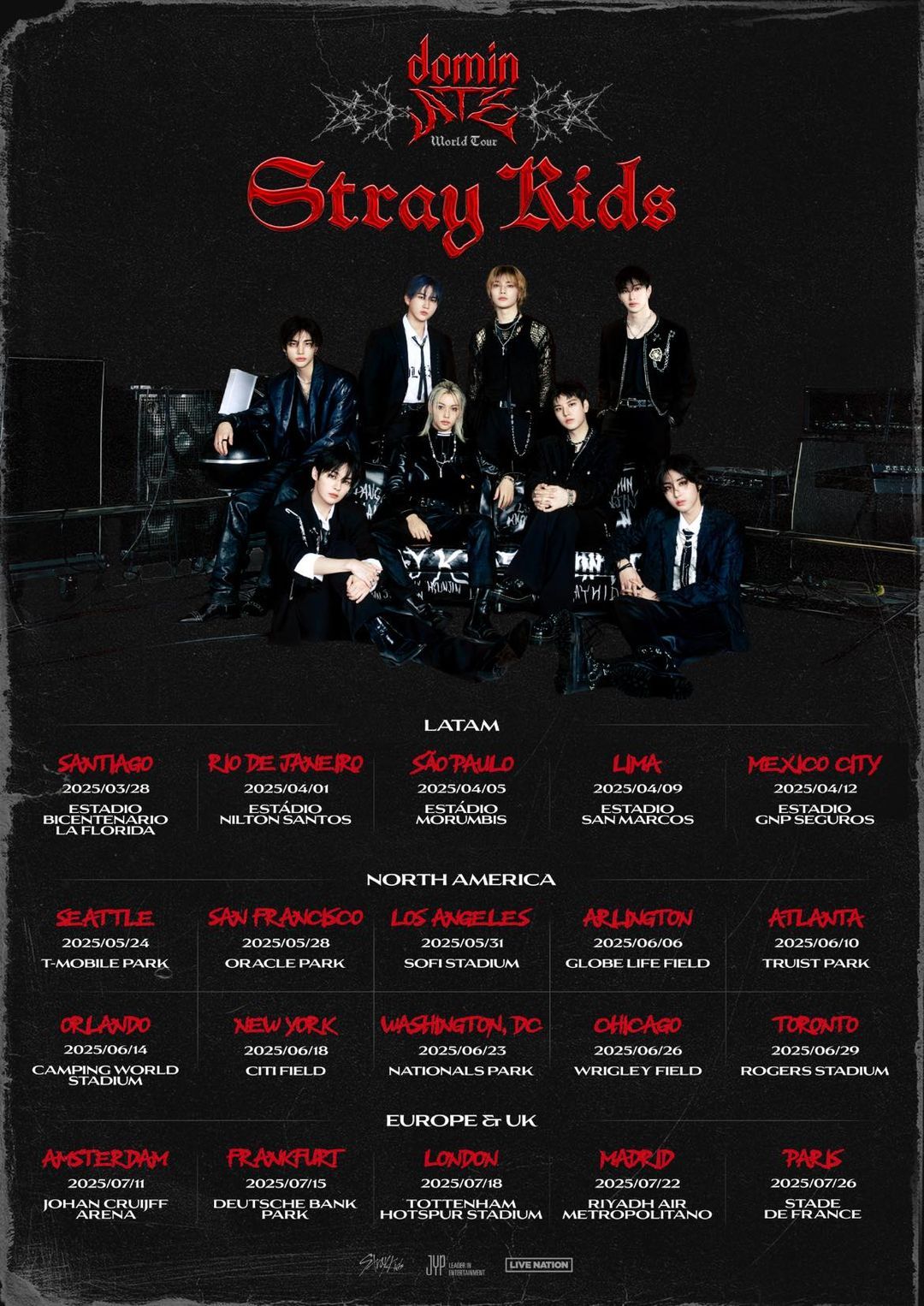 Stray Kids at Truist Park, 10 June | Event in Atlanta | AllEvents
