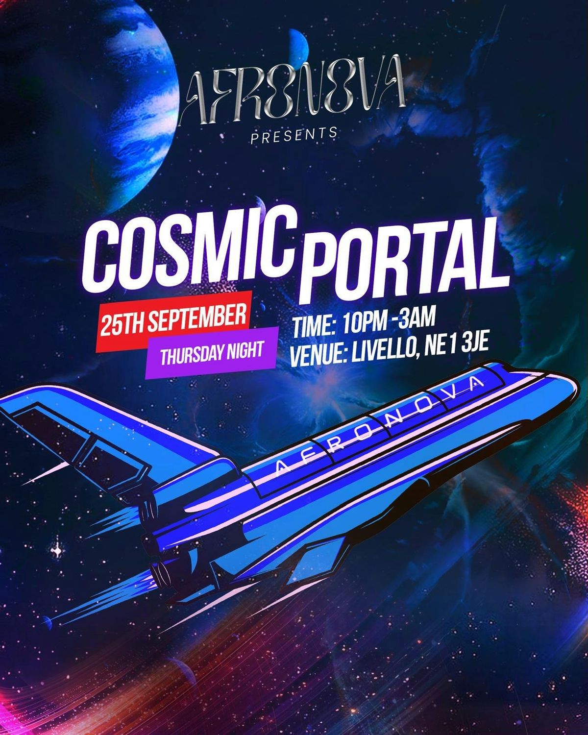 COSMIC PORTAL, 25 September | Event in Newcastle Upon Tyne | AllEvents