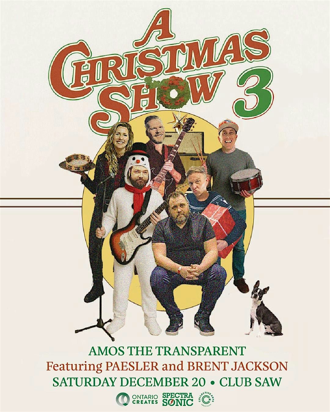Amos The Transparent - A Christmas Show 3, 20 December | Event in Ottawa | AllEvents