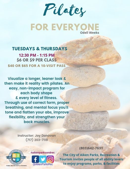 Pilates Odell Weeks Aiken May 20 2021 Allevents In Odell Weeks Christmas Craft Show 2021