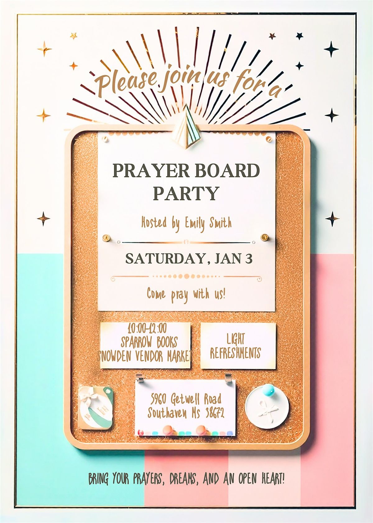 Prayer Board Workshop