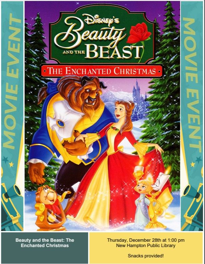 Movie Beauty and the Beast The Enchanted Christmas, New Hampton Public Library, 28 December