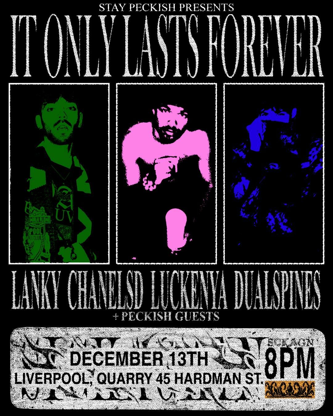 Stay Peckish; It Only Lasts Forever, 13 December | Event in Liverpool | AllEvents