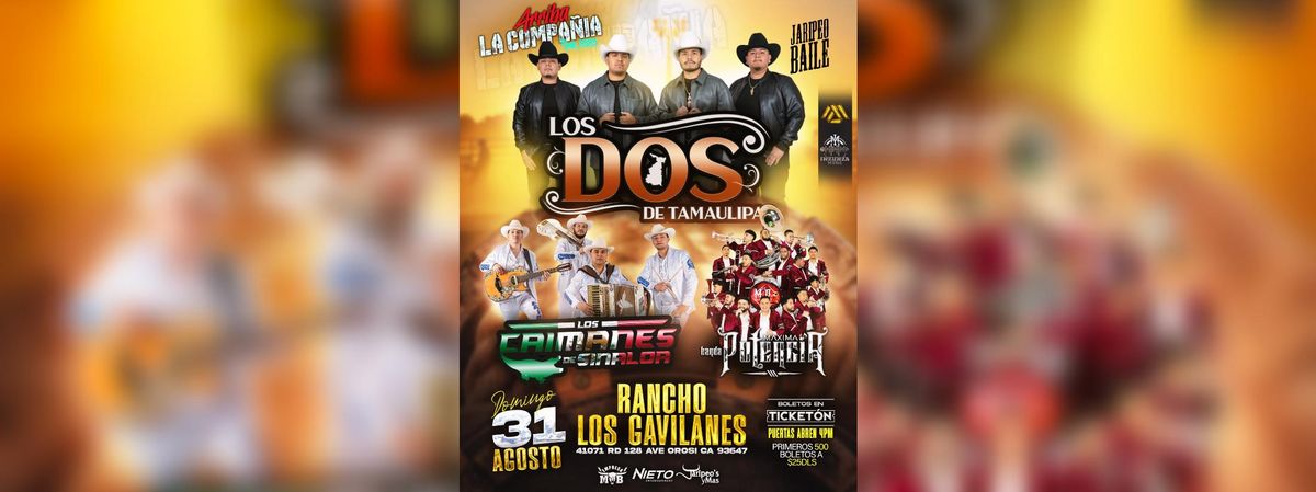 DOS DE TAMAULIPAS, CAIMANES DE SINALOA, 31 August | Event in Orosi | AllEvents