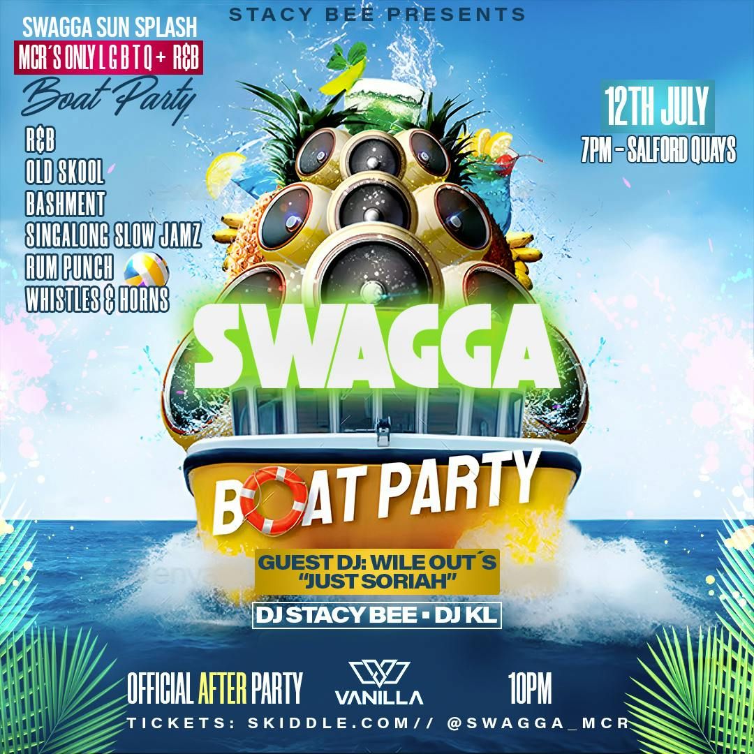 Swagga ‘Sun Splash’ Boat Party, 12 July | Event in Salford | AllEvents