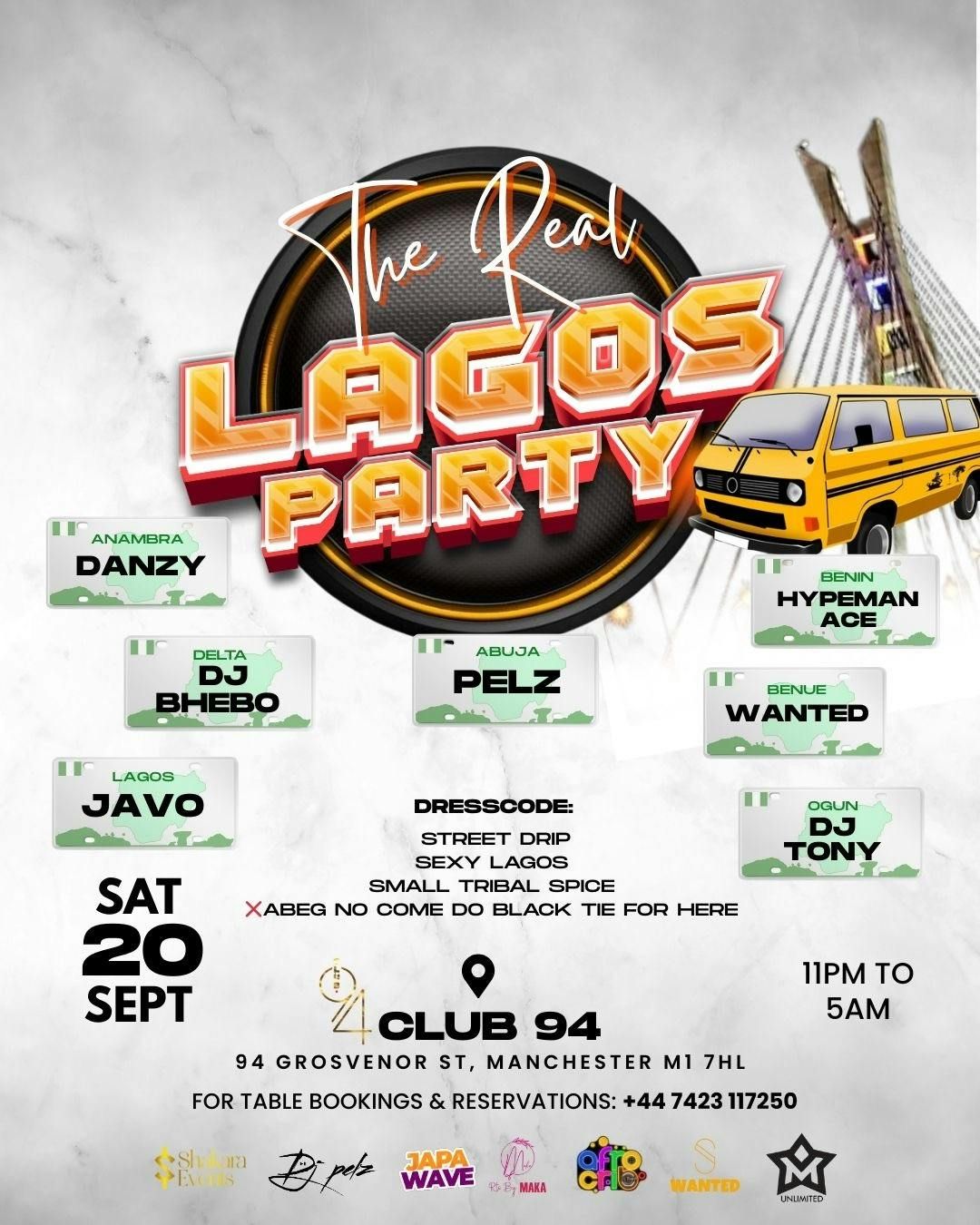 The Real Lagos Party , 20 September | Event in Manchester | AllEvents