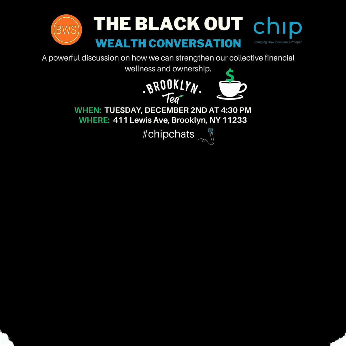 The Black Out Wealth Conversation, 2 December | Event in Brooklyn | AllEvents