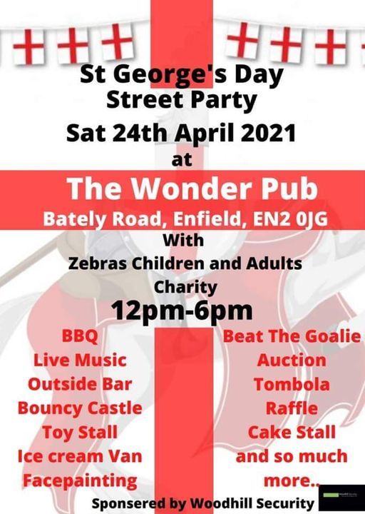 St Georges Day Street Party At The Wonder The Wonder Enfield April 23 2022 Allevents In Woodhill Festival 2022