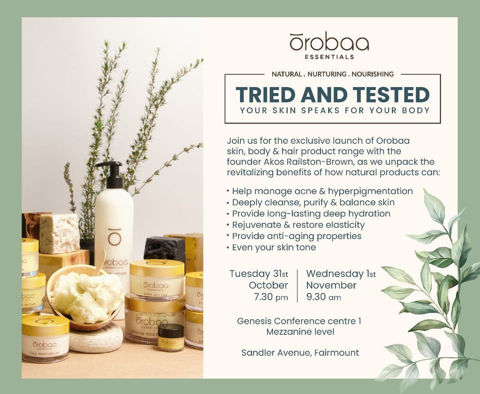 Orobaa of Africa Launch in Johannesburg , Genesis on Fairmount Shopping