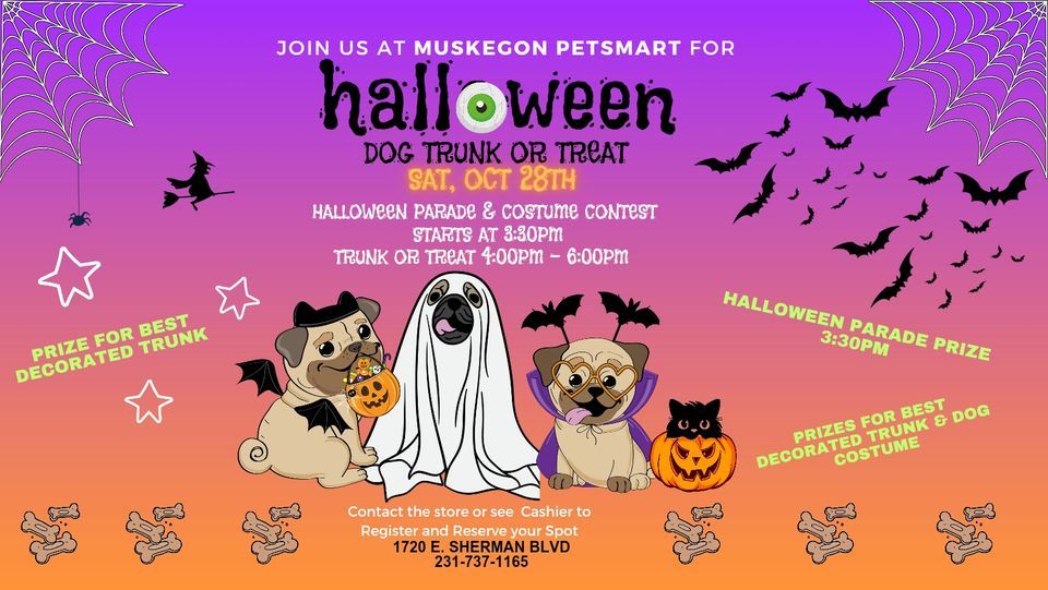 Trunk or Treating at Petsmart for Dogs, PetSmart (Muskegon, MI