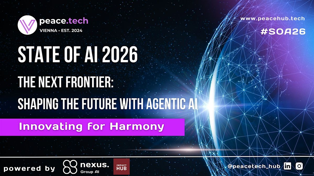 State of AI 2026 (SOA26), 22 January | Event in Wien | AllEvents
