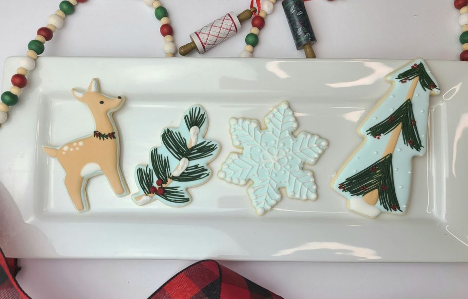 Woodland Christmas Cookie Decorating 2 with Hannah, Cake Stuff