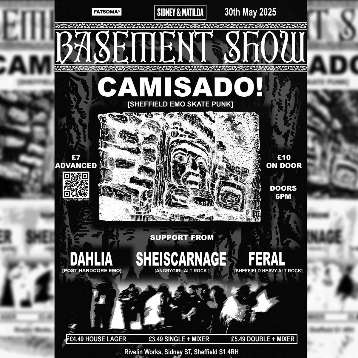 Sidney and Matilda Camisado! Basement Show, 30 May | Event in Sheffield | AllEvents